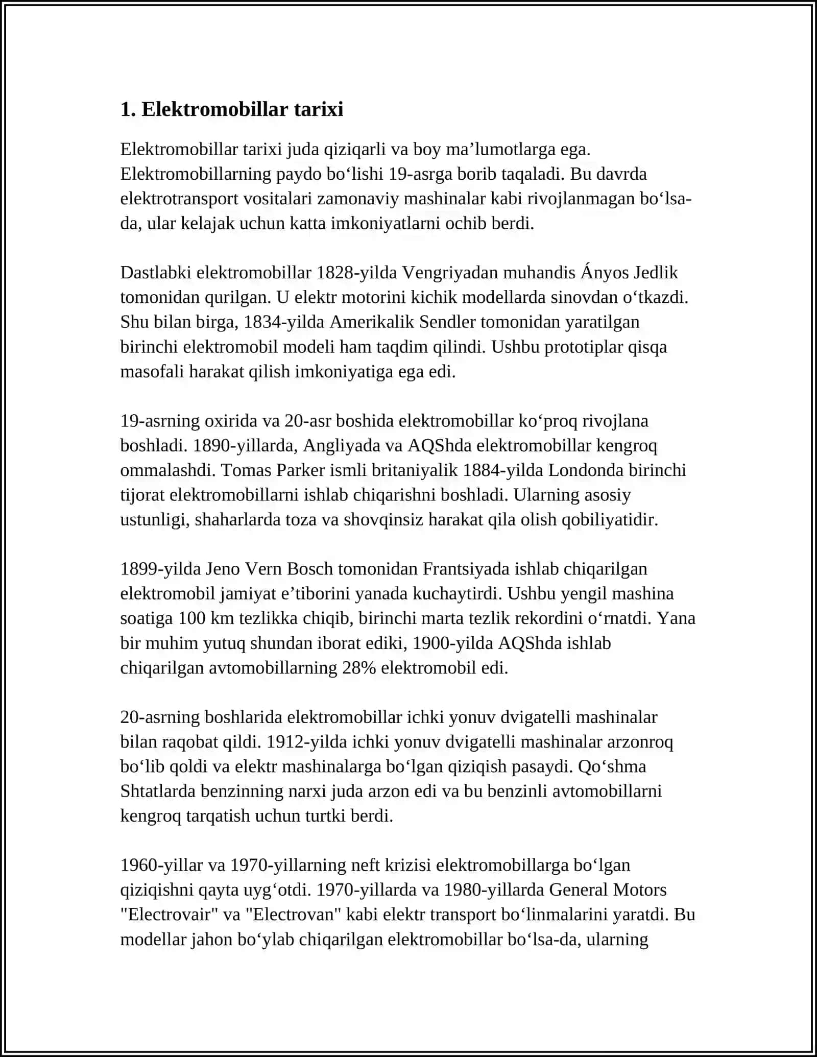 ELEKTROMOBILLAR 3