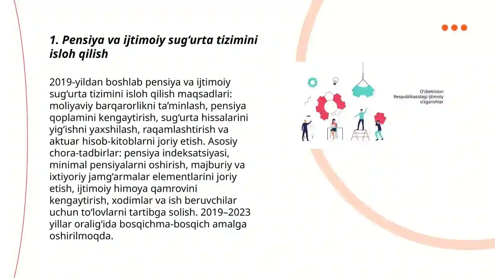 Pensiya va ijtimoiy sug‘urta tizimini isloh qilish 3