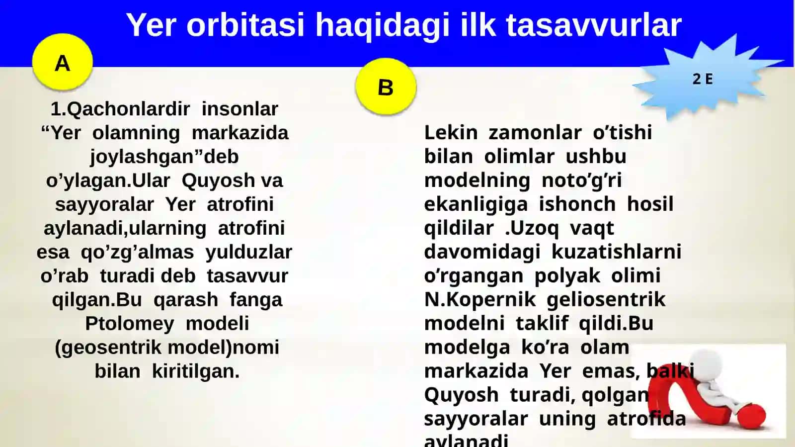 YERNING AYLANISH ORBITASI "Sirliraqamlar" usuli 3