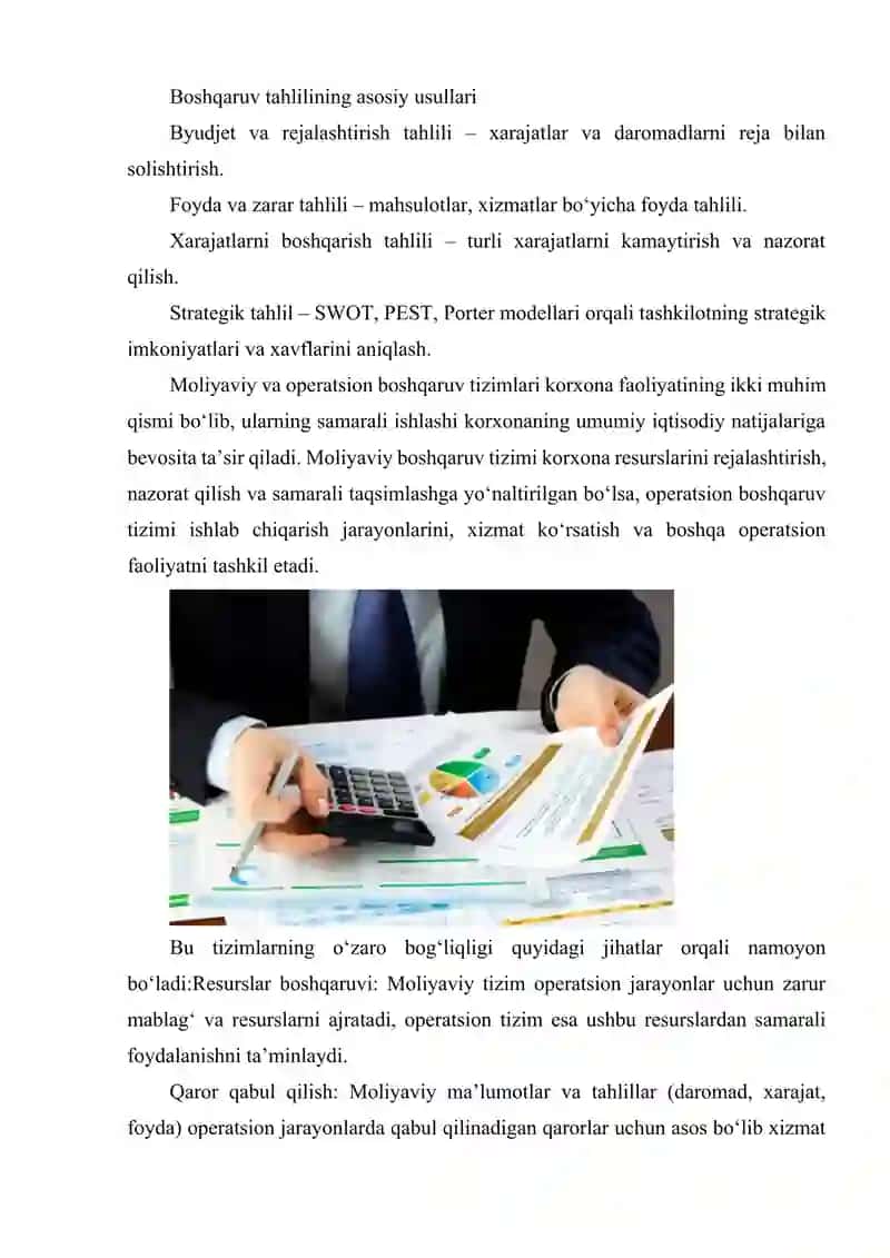 MOLIYAVIY VA BOSHQARUV TAHLILI 3