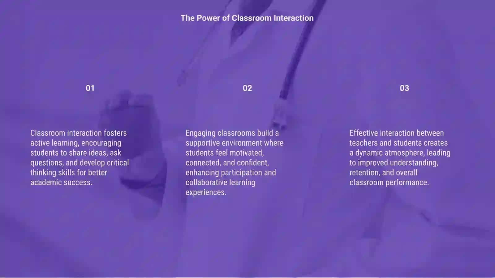 Classroom Interaction Strategies 3