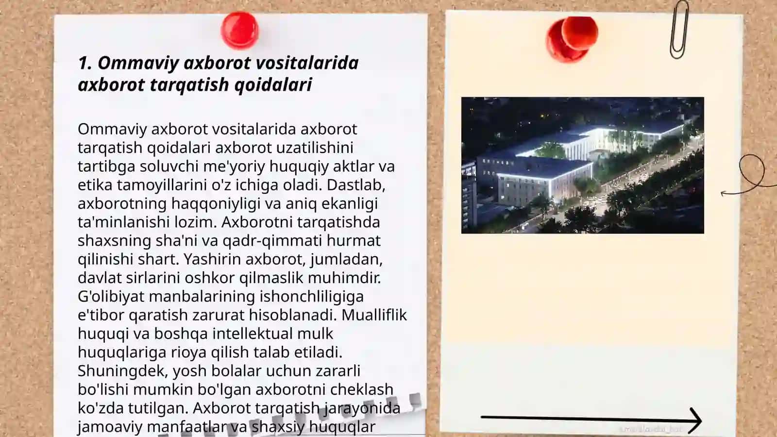 Media maydonda axborot tarqatish madaniyat 3