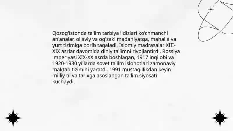 Osiyo mamlakatlarida talim-tarbiya jarayonining oziga xos xususiyatlari 3