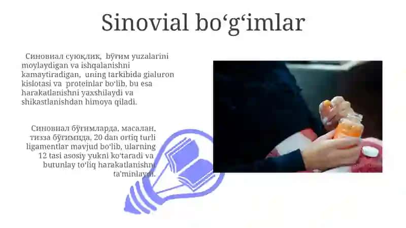 Sinovial boʻgʻimlar 3