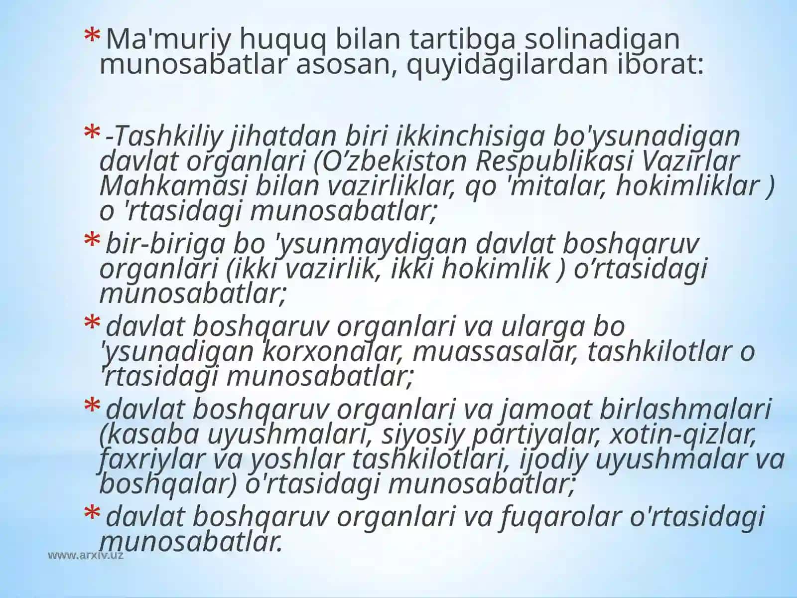 Ma’muriy huquq 3