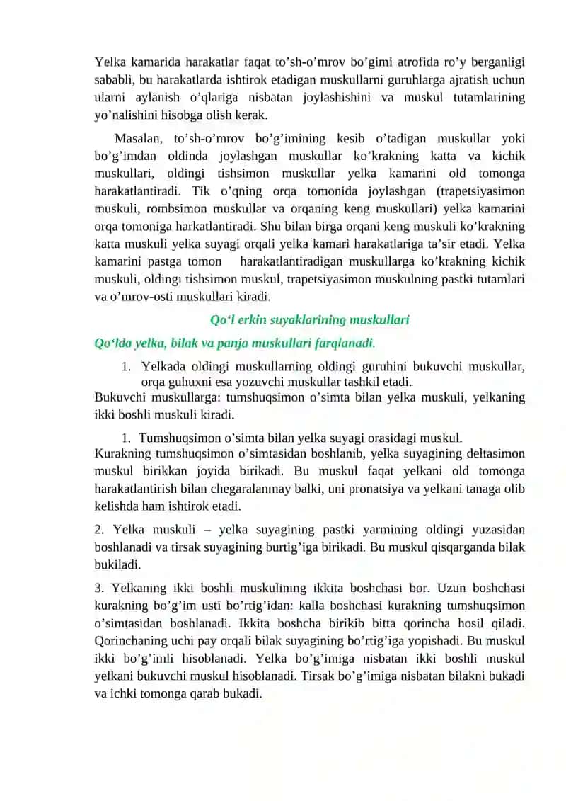 Miologiya Mashg‘ulot № 6 3