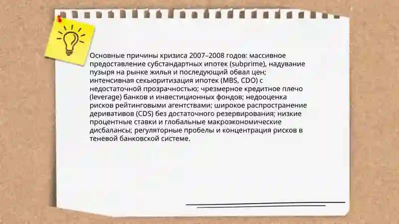 Финансовый кризис: 2007-2008 3