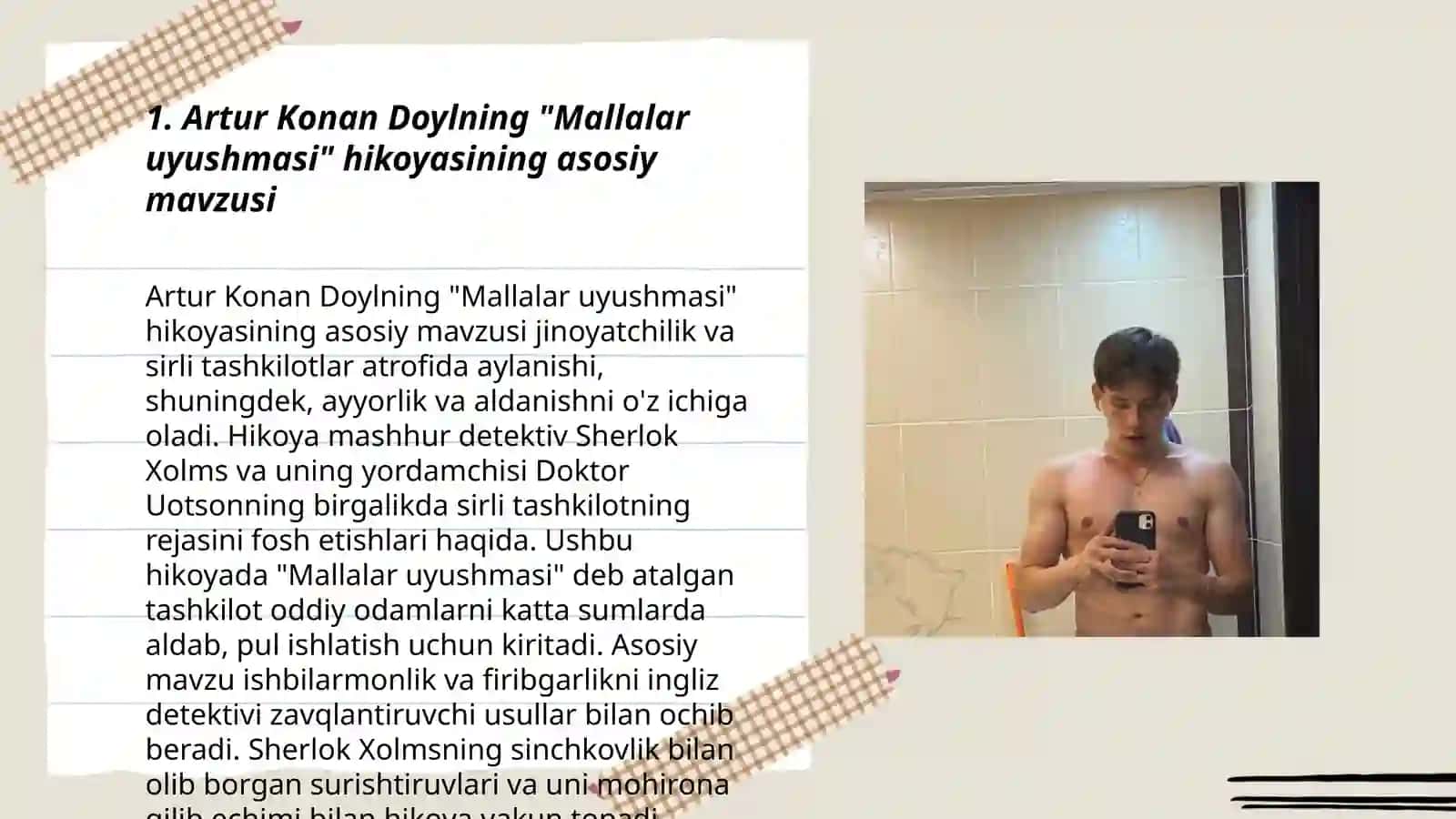 Artur Konan Doylning "Mallalar uyushmasi" 3