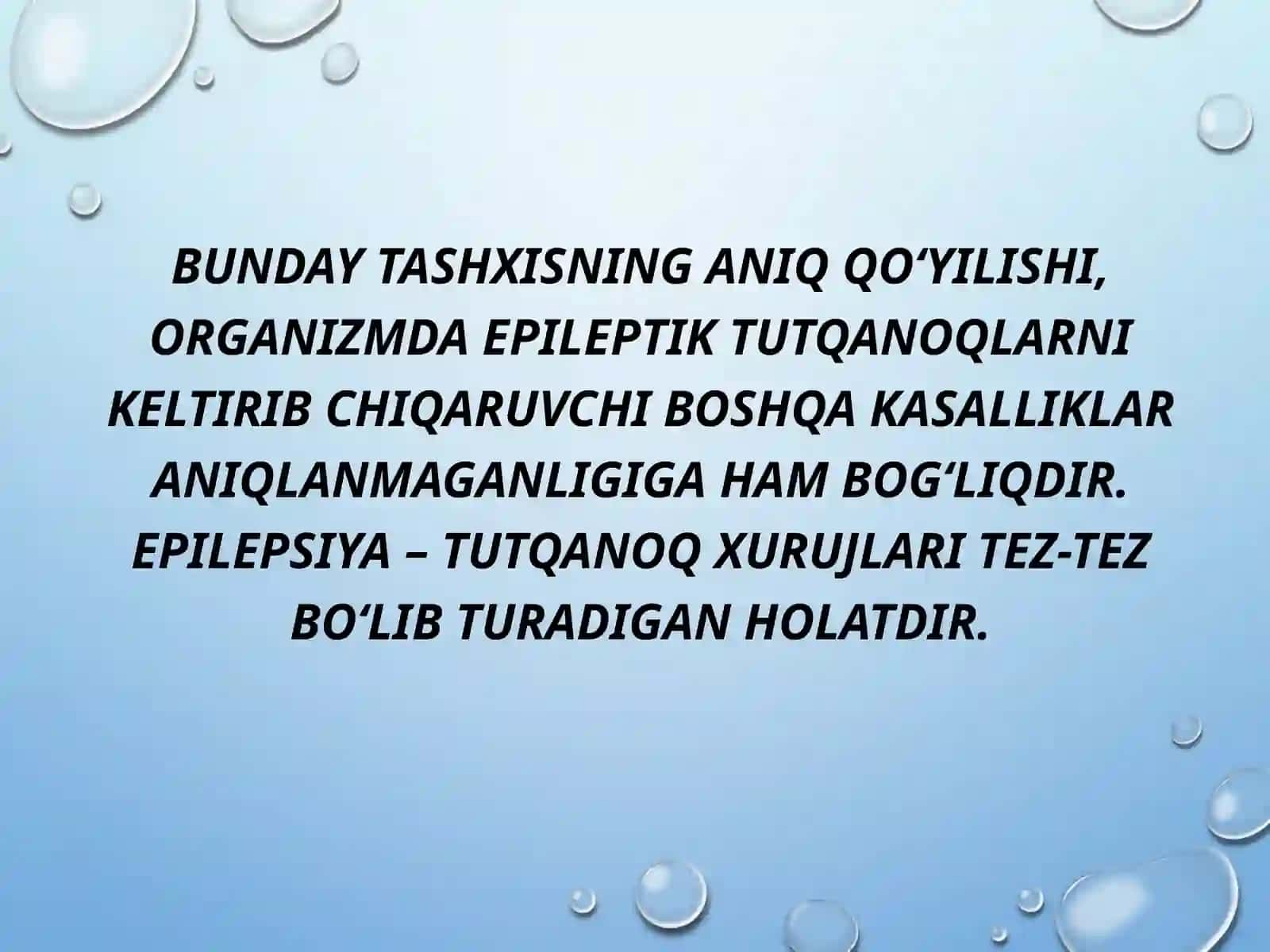Epilepsiya kasaligining kelib chiqish sabablari va asoratlari 3