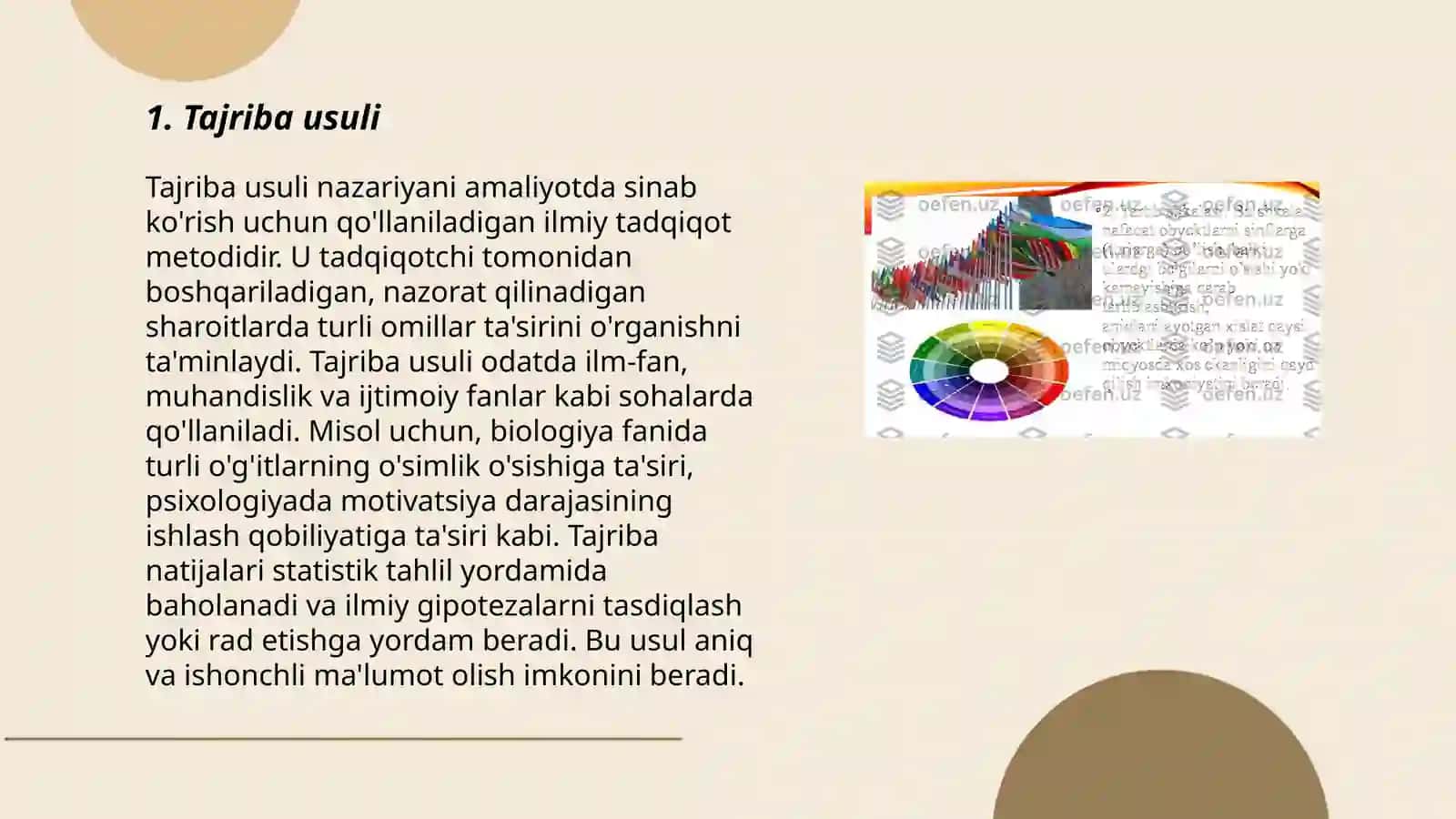 Tajriba usuli 3