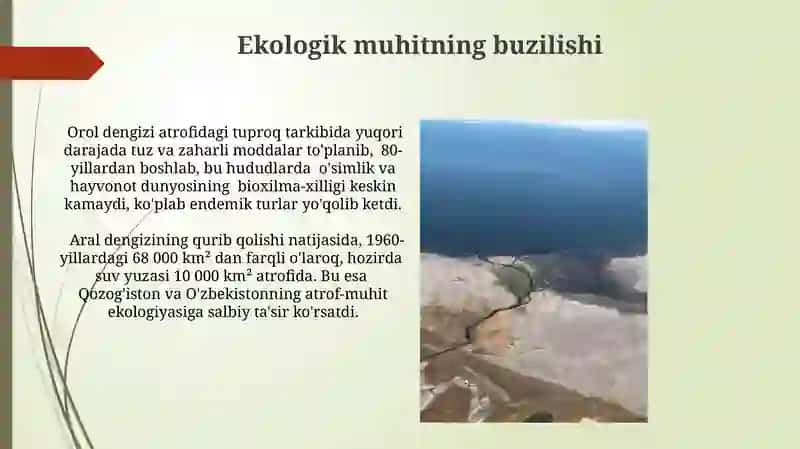 Orol Dengizining Geoekologik Muammolari 3