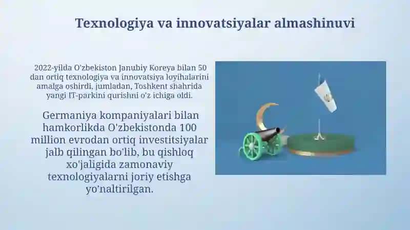 Texnologiya va innovatsiyalar almashinuvi 3