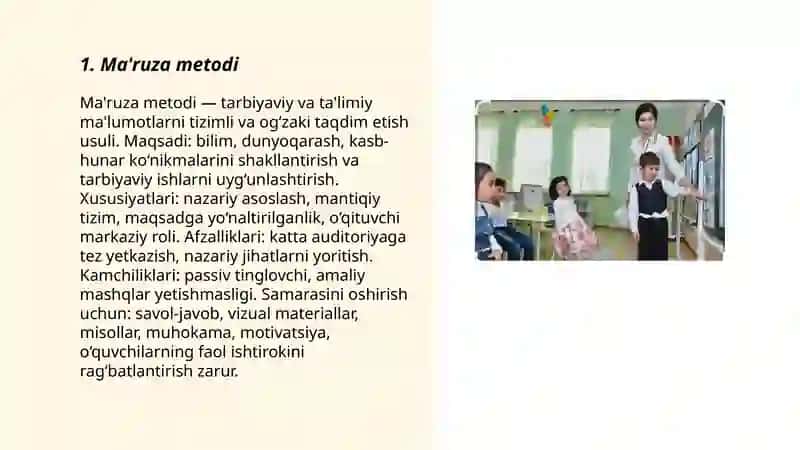 Tarbiyaning umumiy metodlari 3