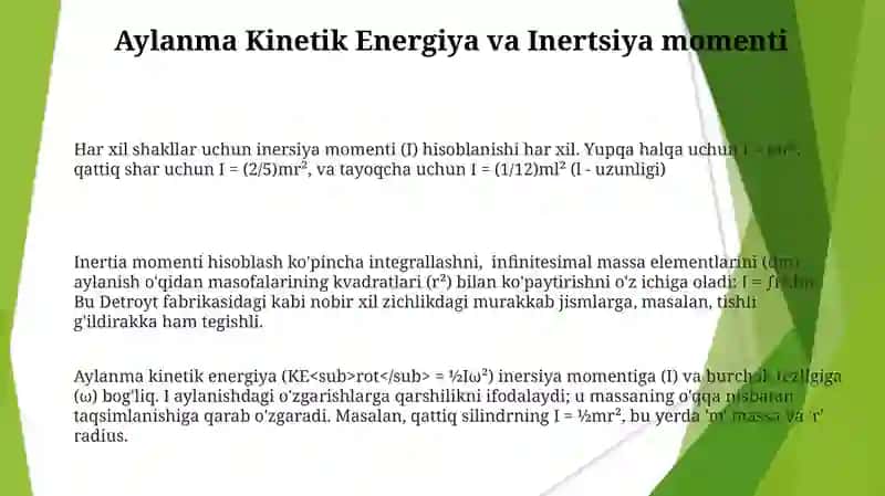 Inqorsion Momentlar 3