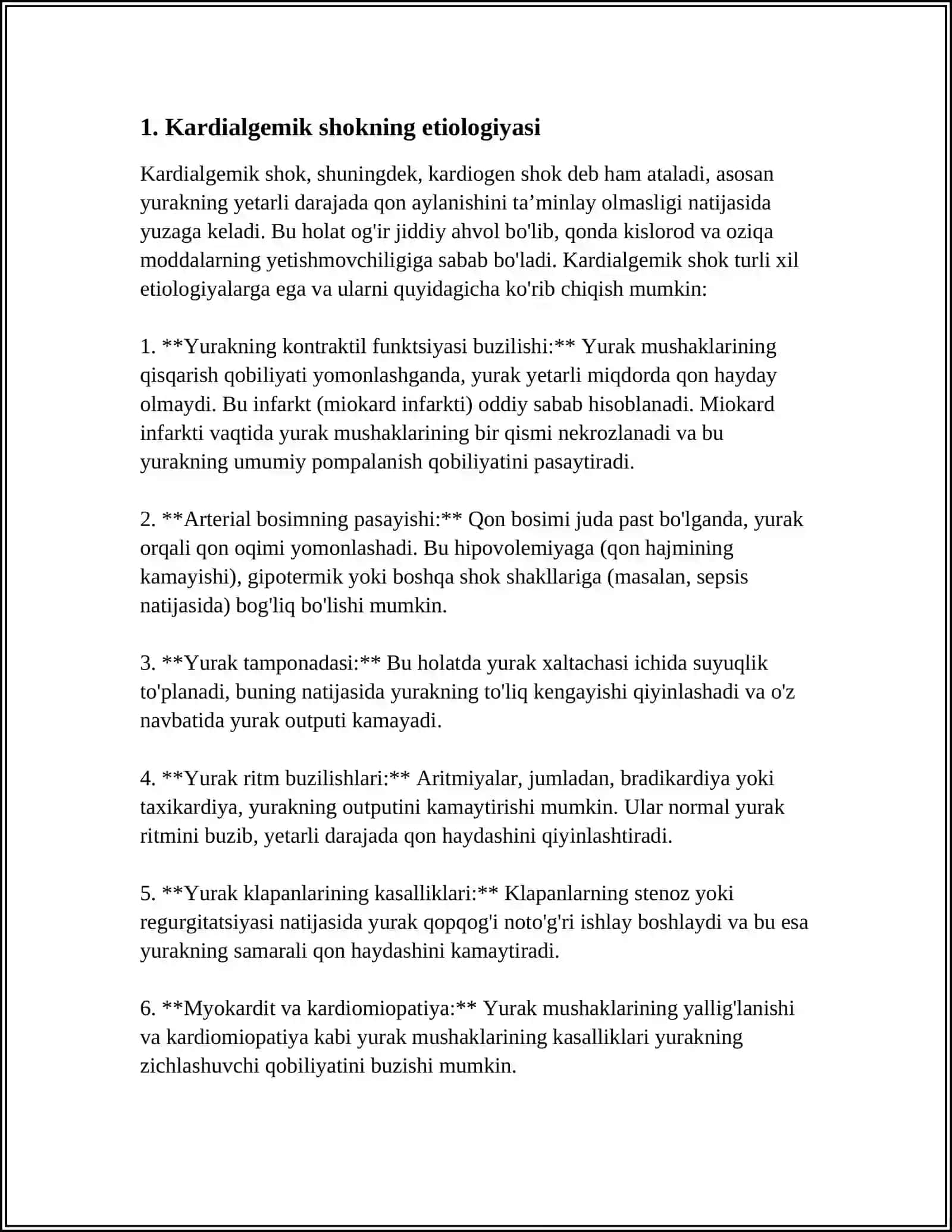 KARDIOGEN SHOKNING FARMAKOTERAPIYASI 3
