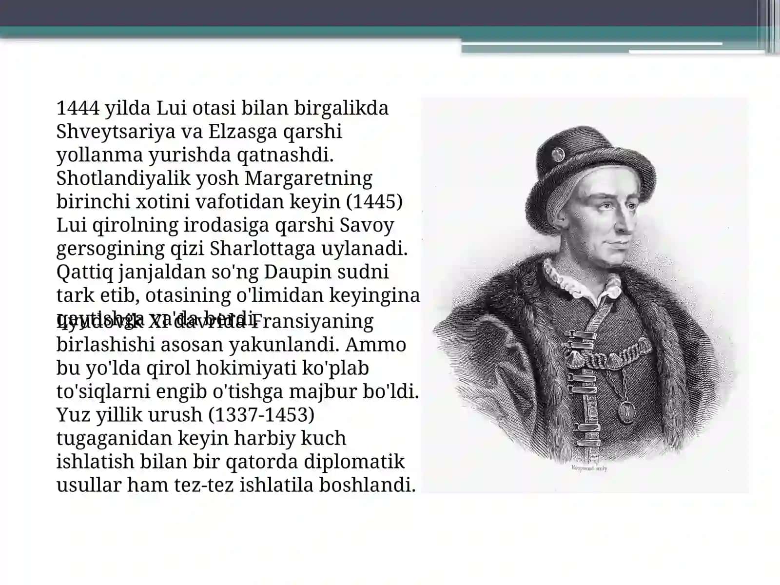 LYUDOVIK XI DIPLOMATIYASI 3