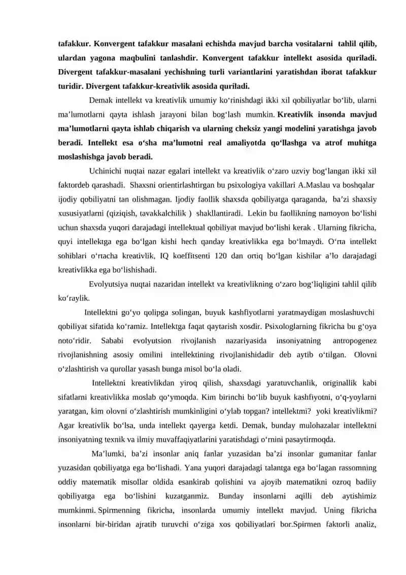 Intellekt va kreativlik 3