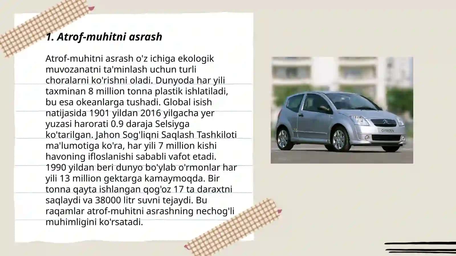 O'zbek tili fanidan Mustaqil ish 3