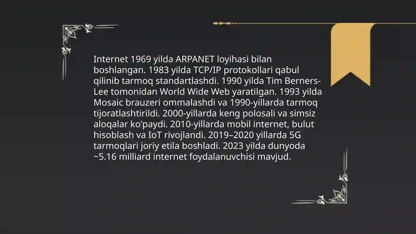 Internet tarmogi 3