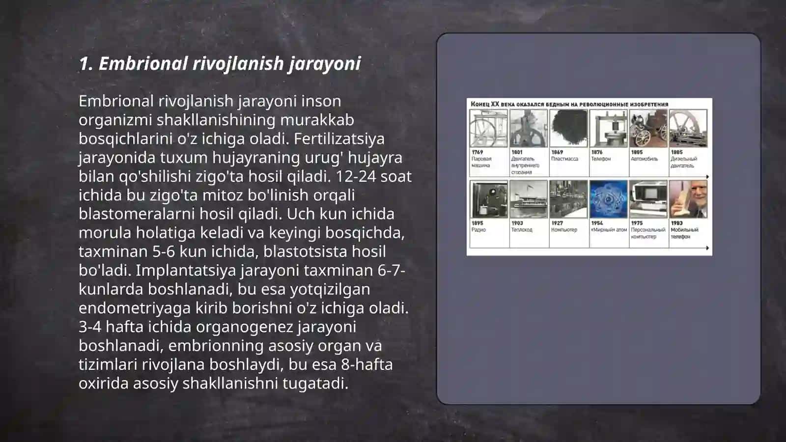 Embrional rivojlanish jarayoni 3