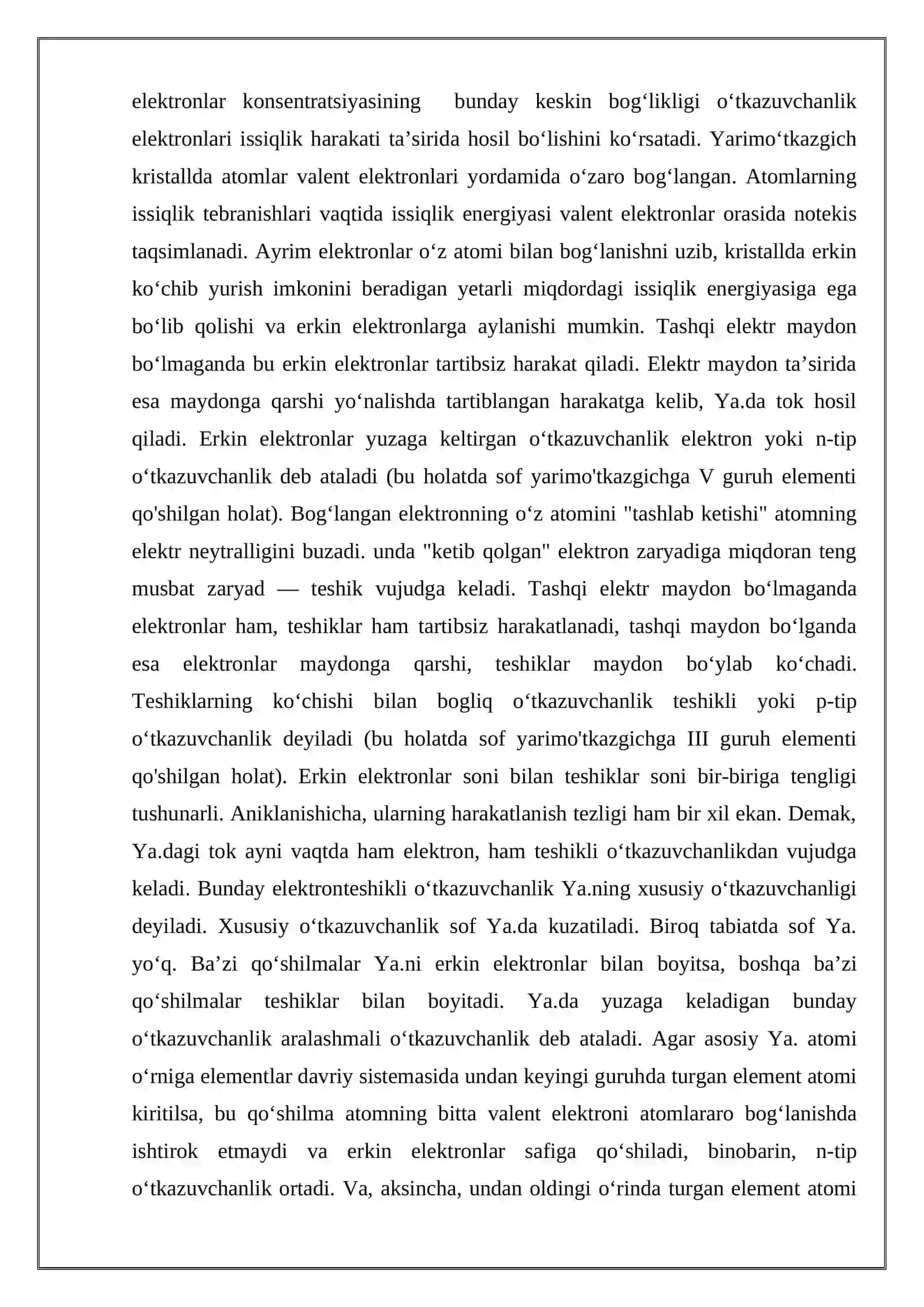 Yarim o`tkazgichli moteriallar 3