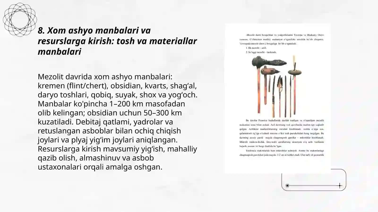 Mezolit davrining arxeologik madaniyatlari 3
