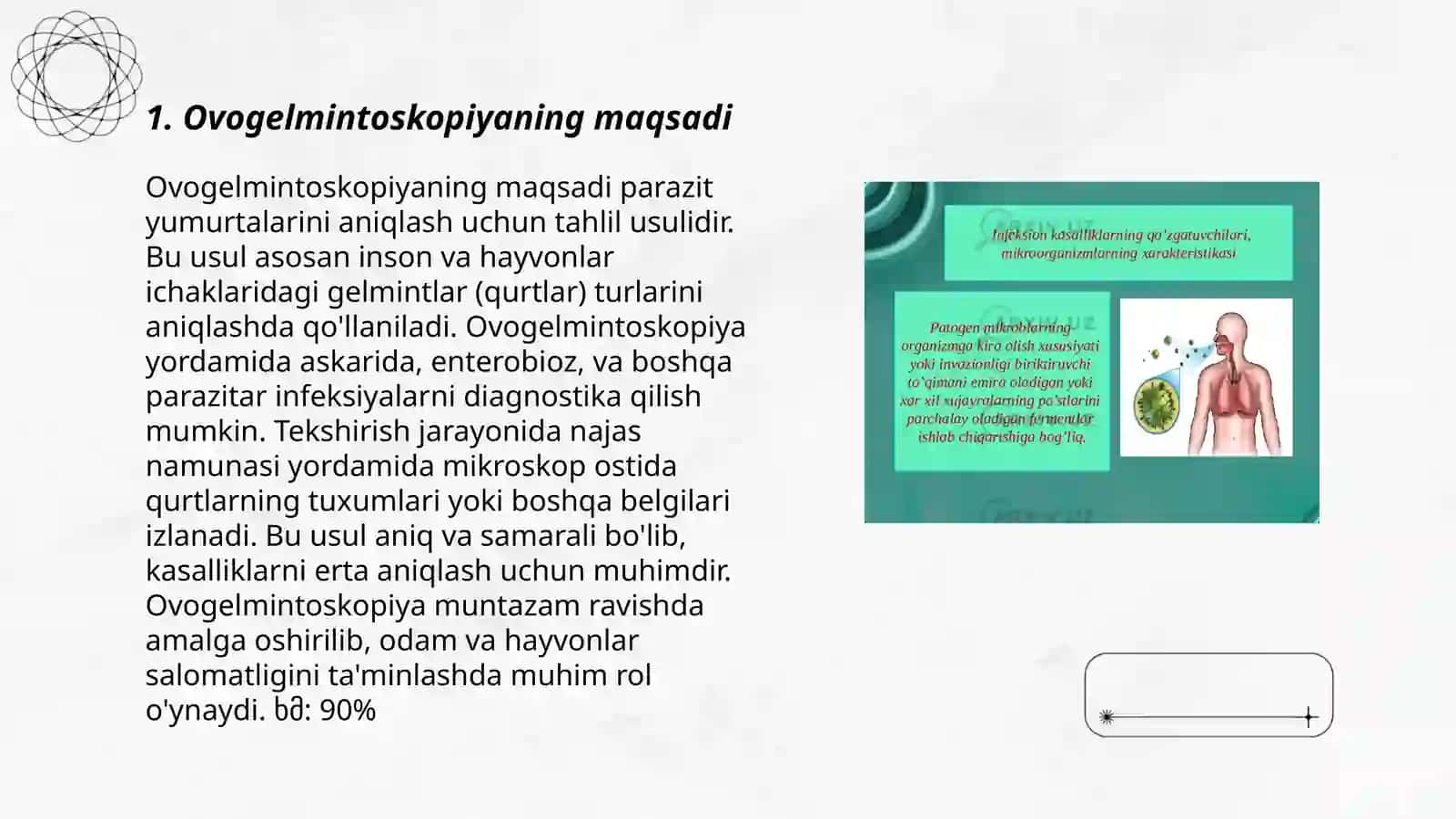 Ovogelmintoskopiya va gelmintoskopiya 3