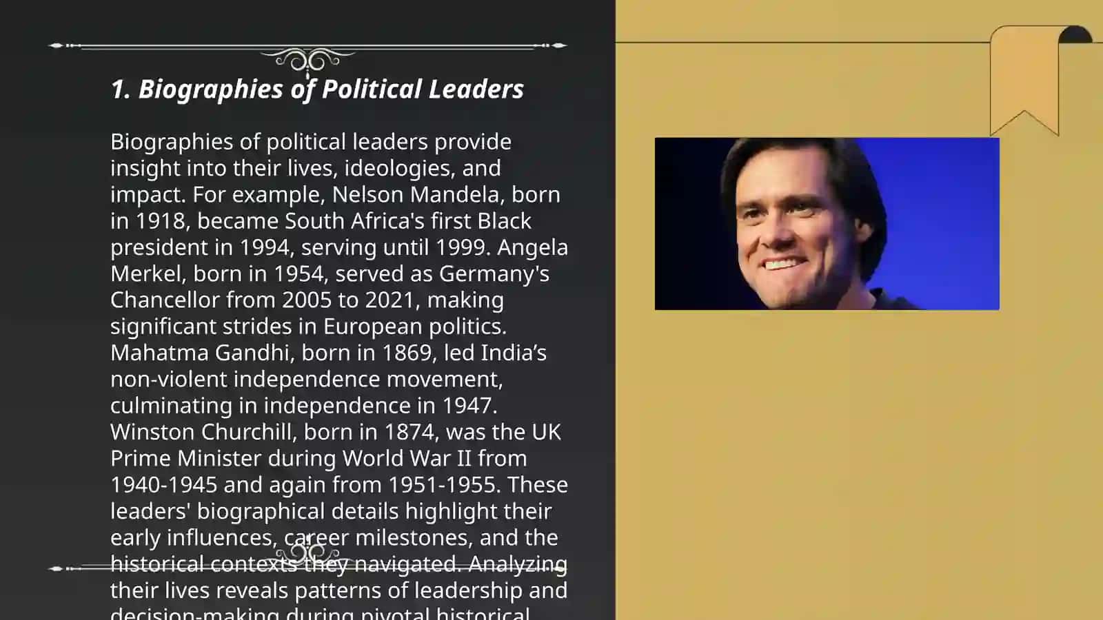 Biographies of Political Leaders 3