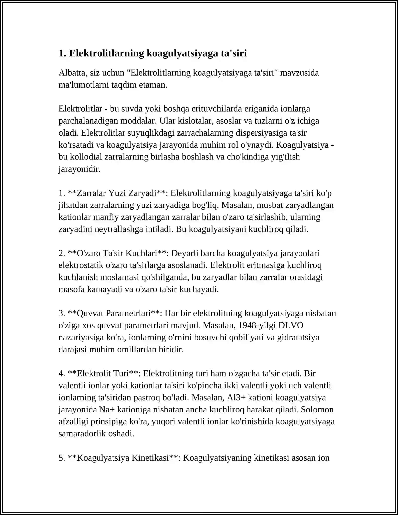 ELEKTROLITLAR ARALASHMASI TASIRIDAGI KOAGULYATSIYA 3