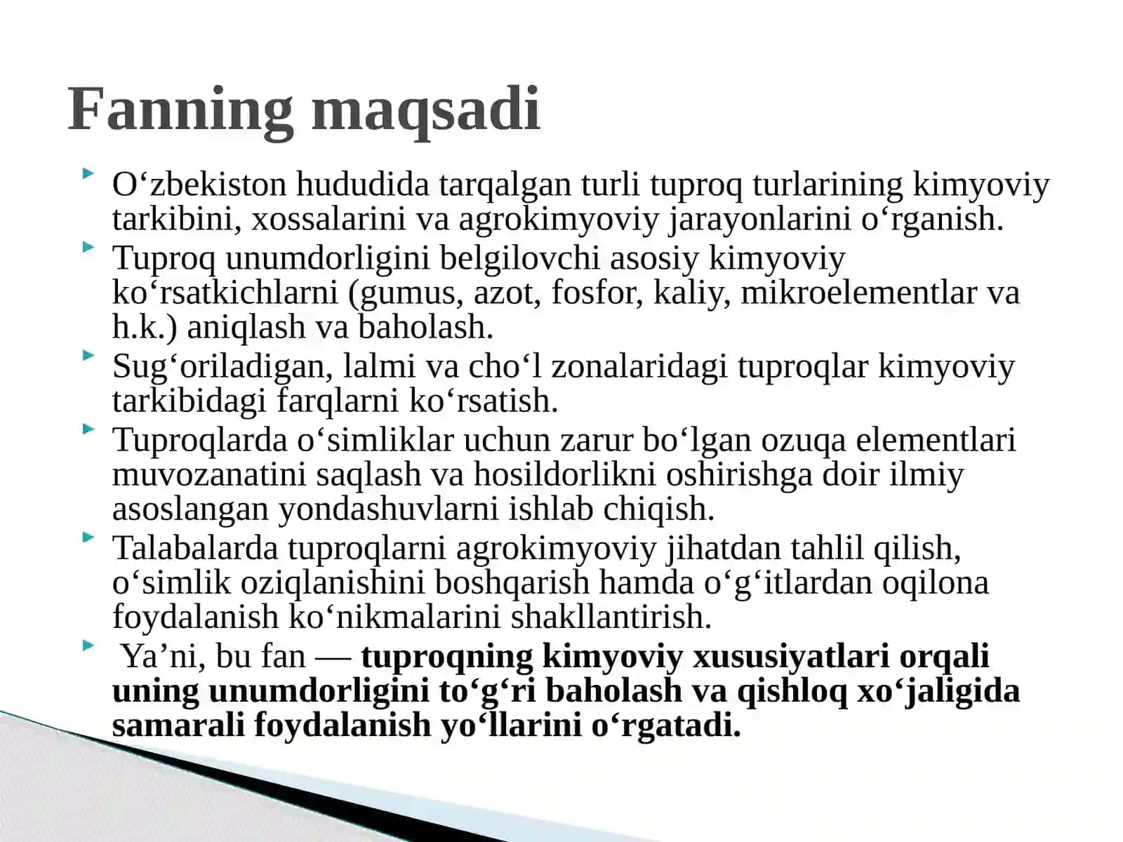 O‘zbekiston tuproqlarining agrokimyoviy tavsifi 3