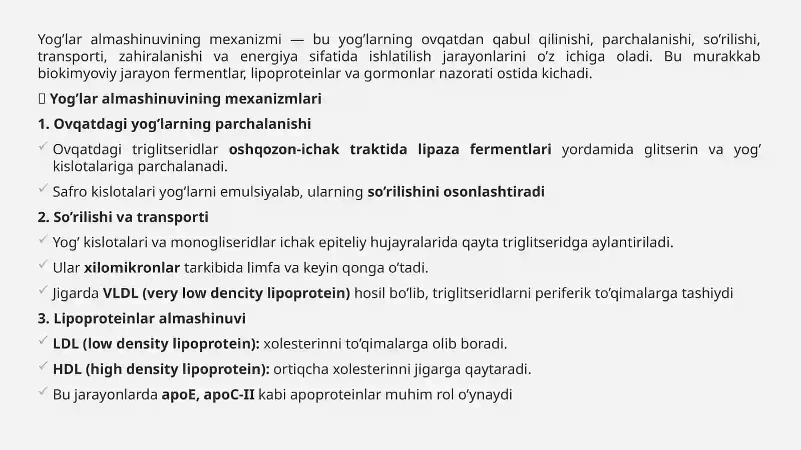 Yogʼlar almashinuvining irsiy buzilishlari 3