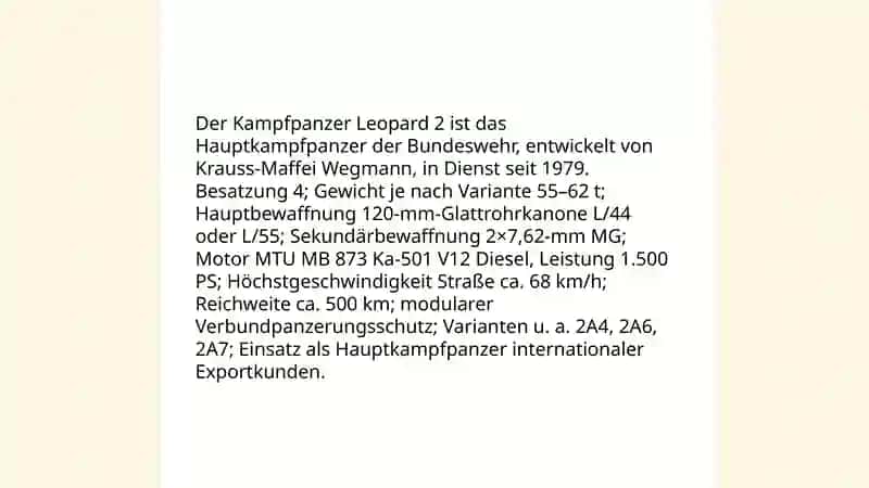 Bundeswehr quruqlik qo'shinlarining harbiy texnikalari 3