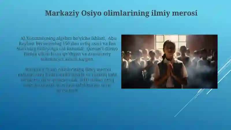 Markaziy Osiyo olimlarining ilmiy merosi 3