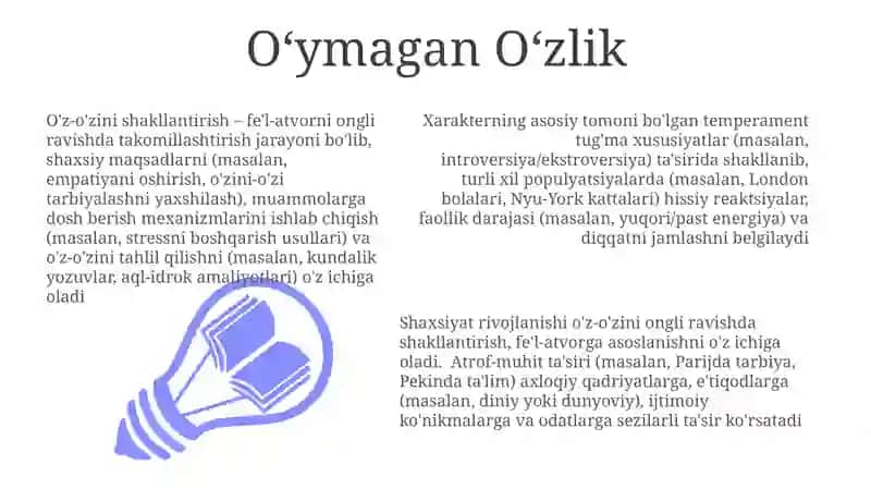 Temperament va xarakter haqida tushuncha 3