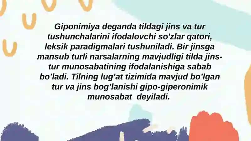 Giponimiya, Graduonimiya, Partonimiya 3