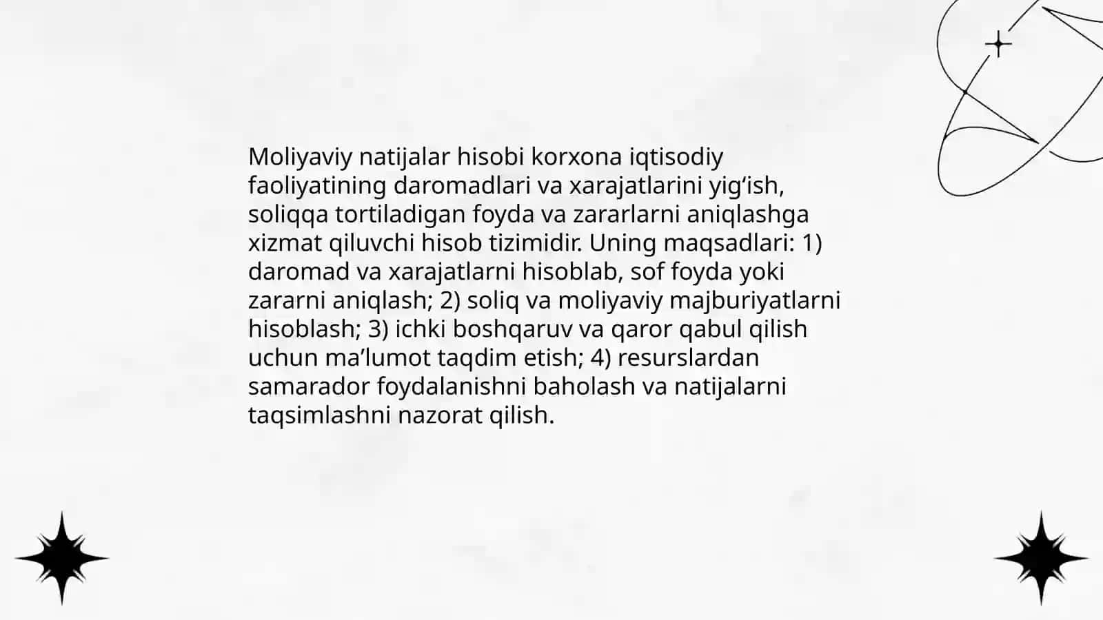 Moliyaviy natijalar hisobi 3