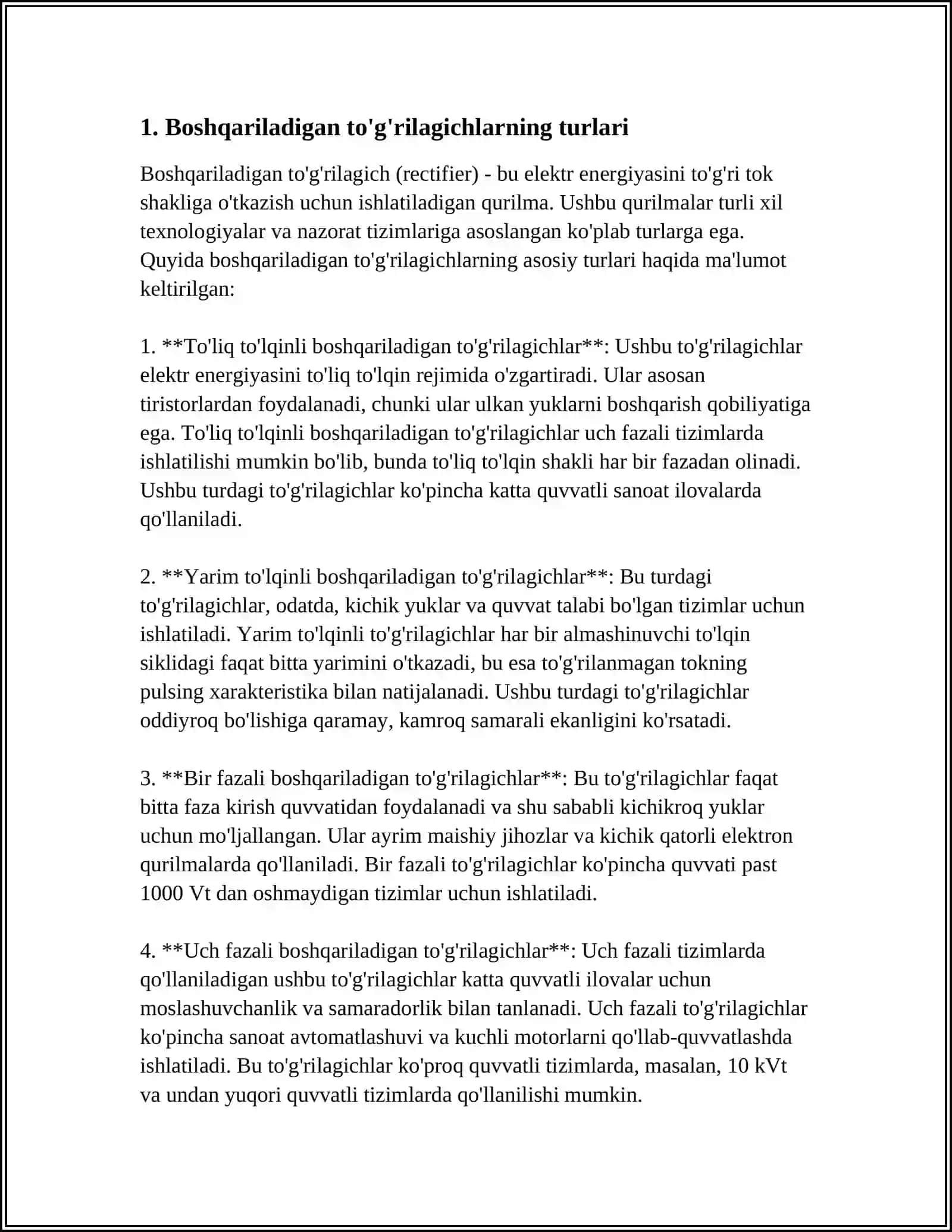 Boshqariladigan To'g'rilagichlar 3