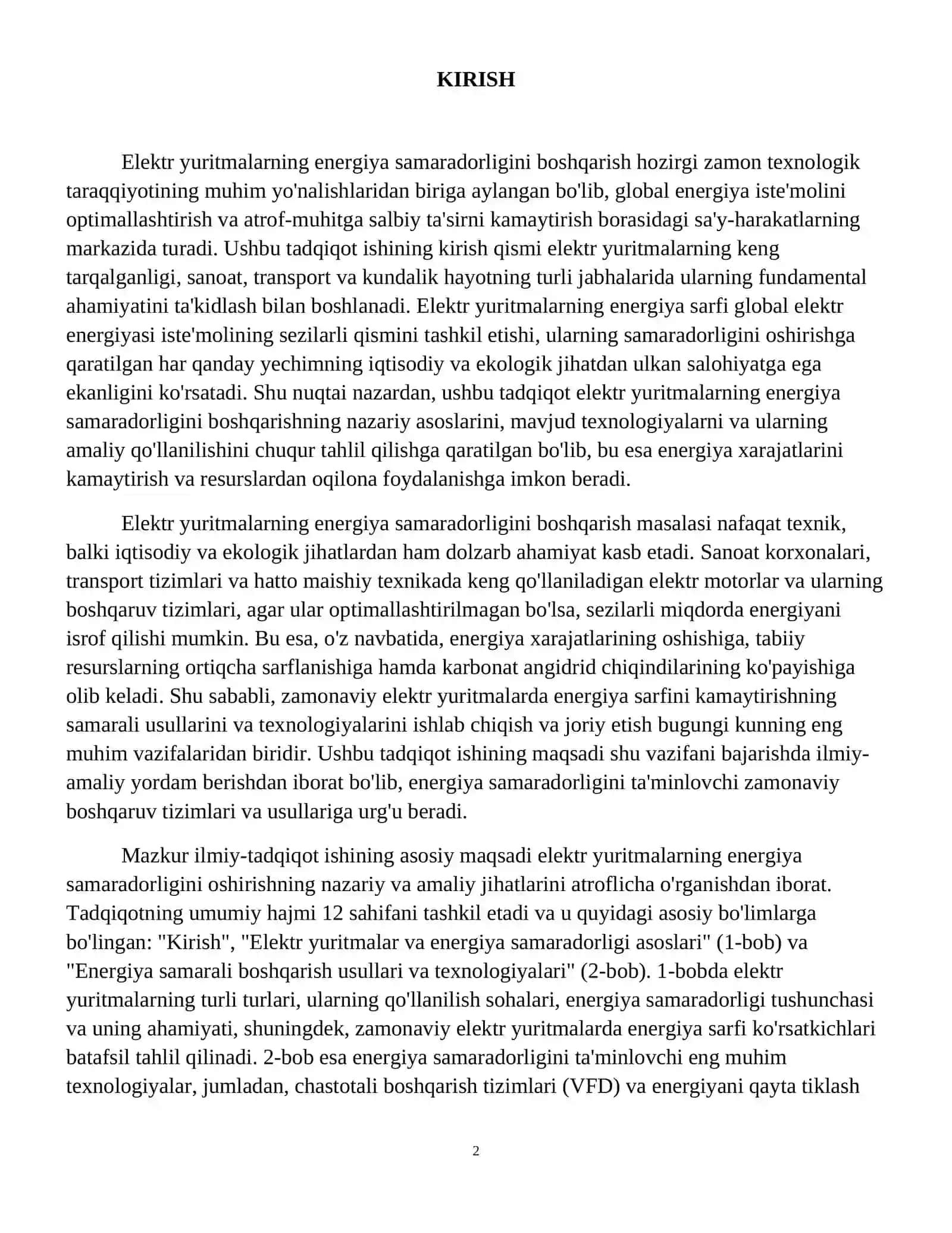 Elektr yuritmalarinibenergiya samarali boshqarish 3