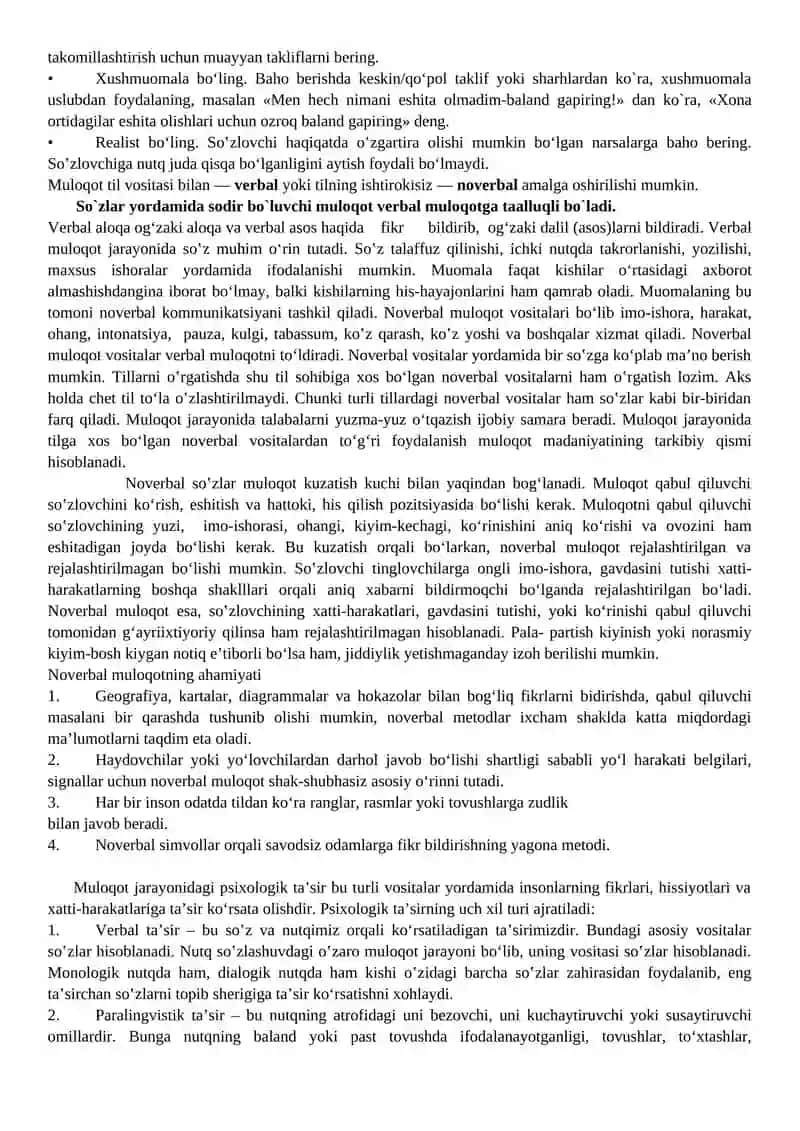 OG’ZAKI MULOQOT VA UNING XUSUSIYATLARI 3