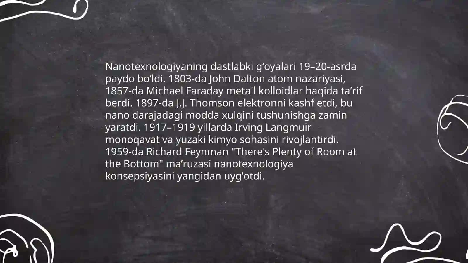 Nanotexnologiyaning rivojlanish tarixi 3