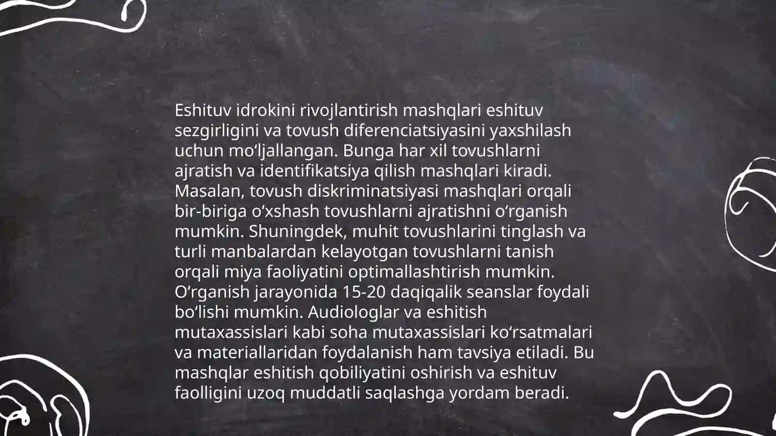 Frontal mashgʻulotlarda eshituv idrokini rivojlantirish 3