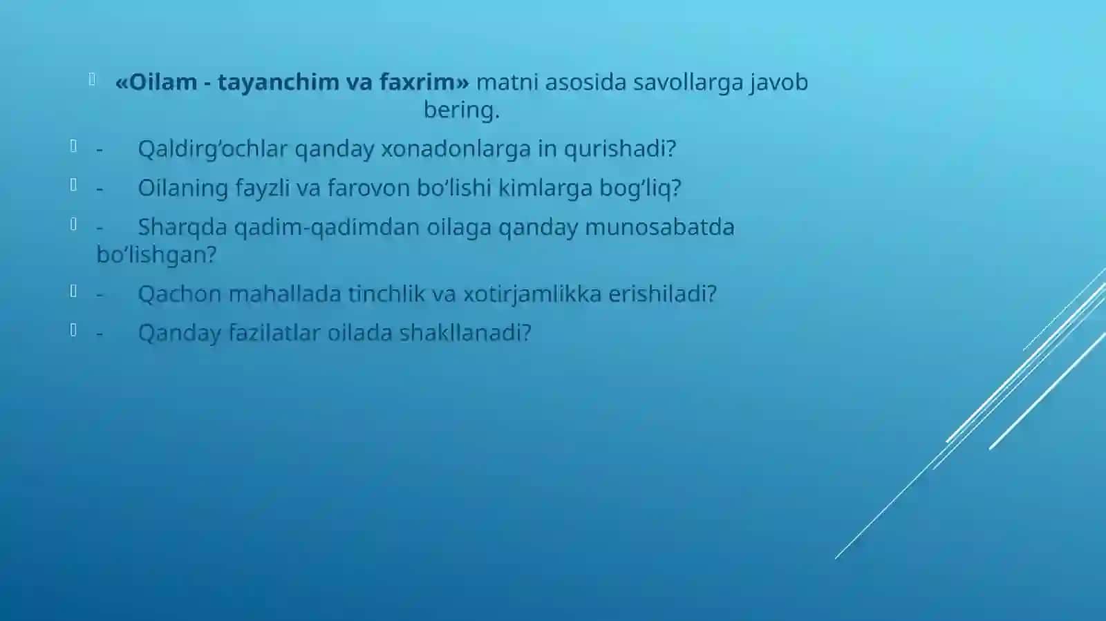 Oilam-tayanchim,faxrim 3