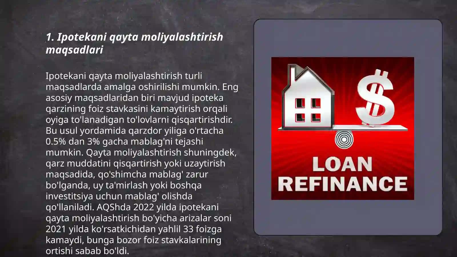 Ipotekani qayta moliyalashtirish AJ 3