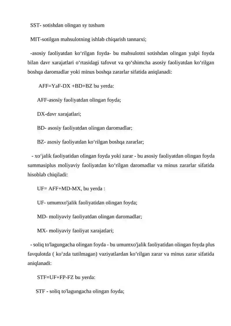 Foydaning tarkib topish bosqichlari 3