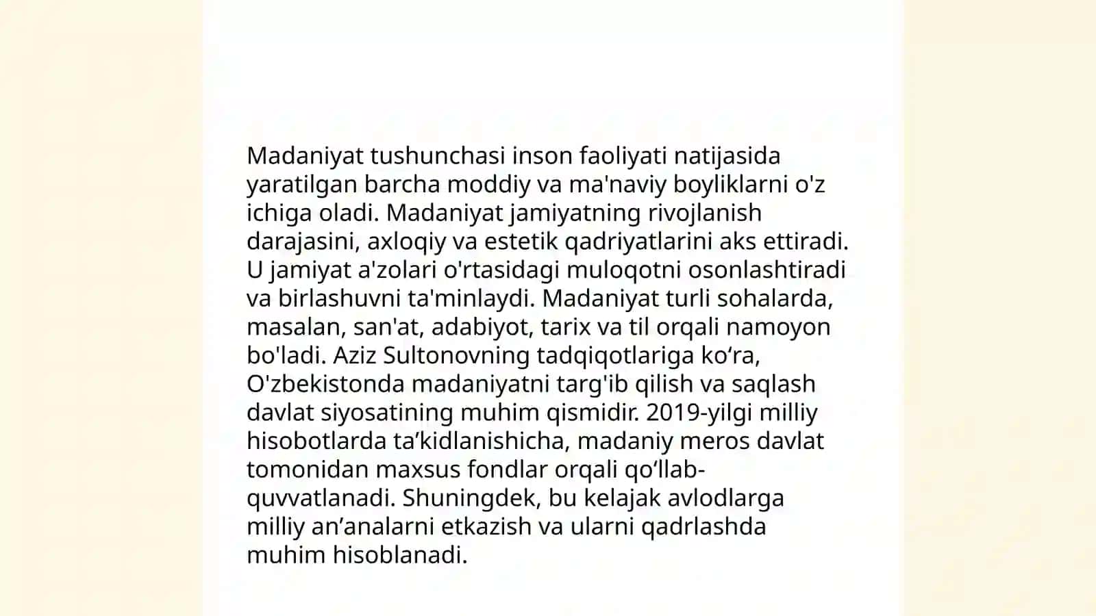 Madaniyat va xulq -atvir me’yorlari 3