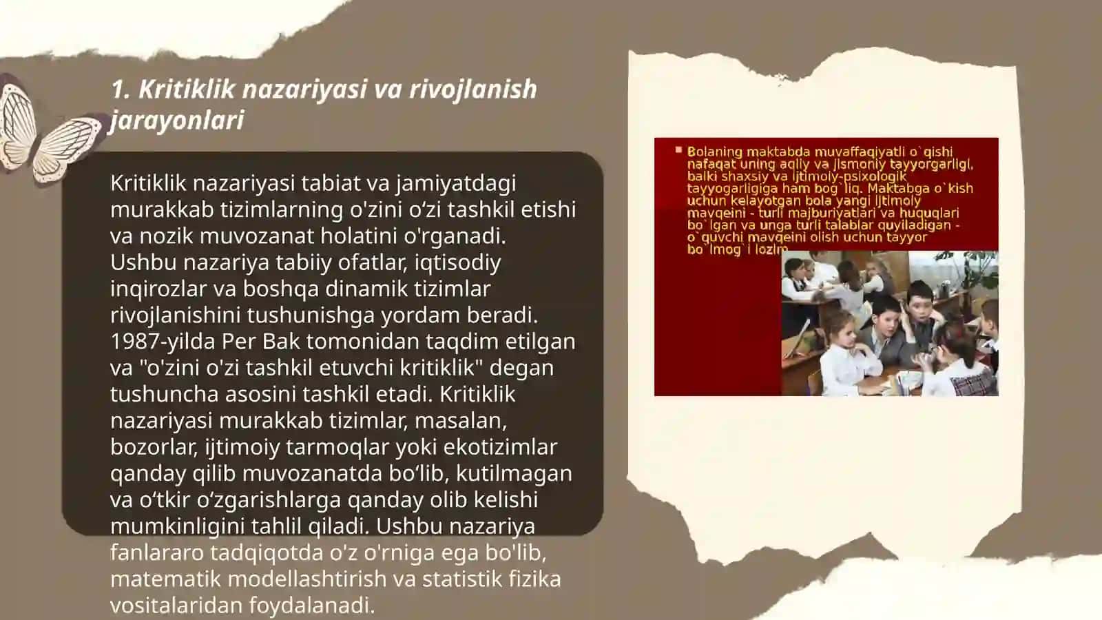 Rivojlanishdagi kritik davrlar haqida 3