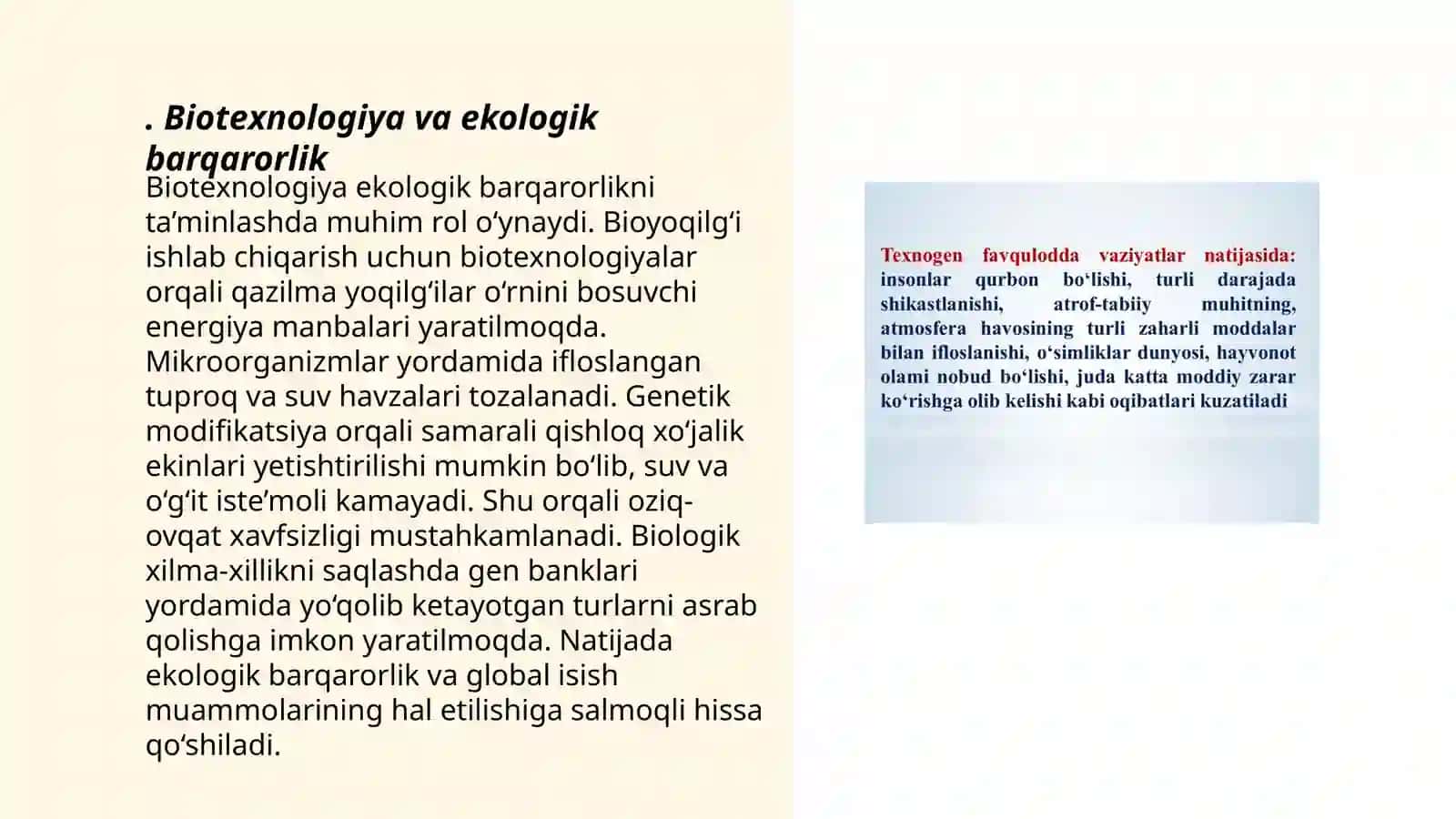 Atrof muhit va biotexnologiya 3