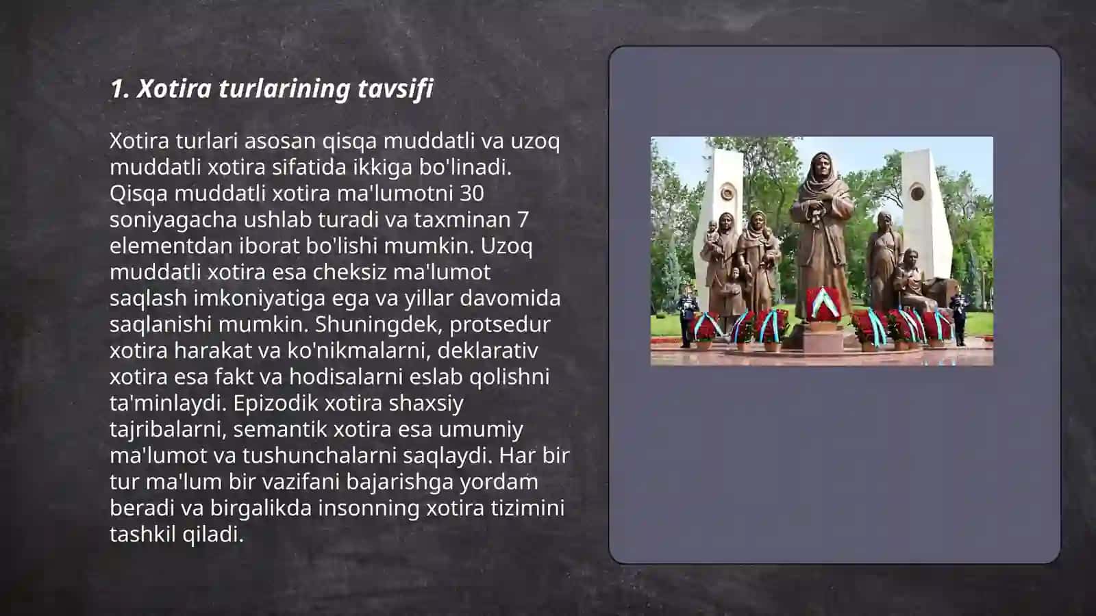 Xotira turlari 3