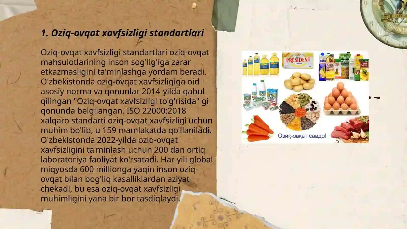 Oziq-ovqat xavfsizligi standartlari 3