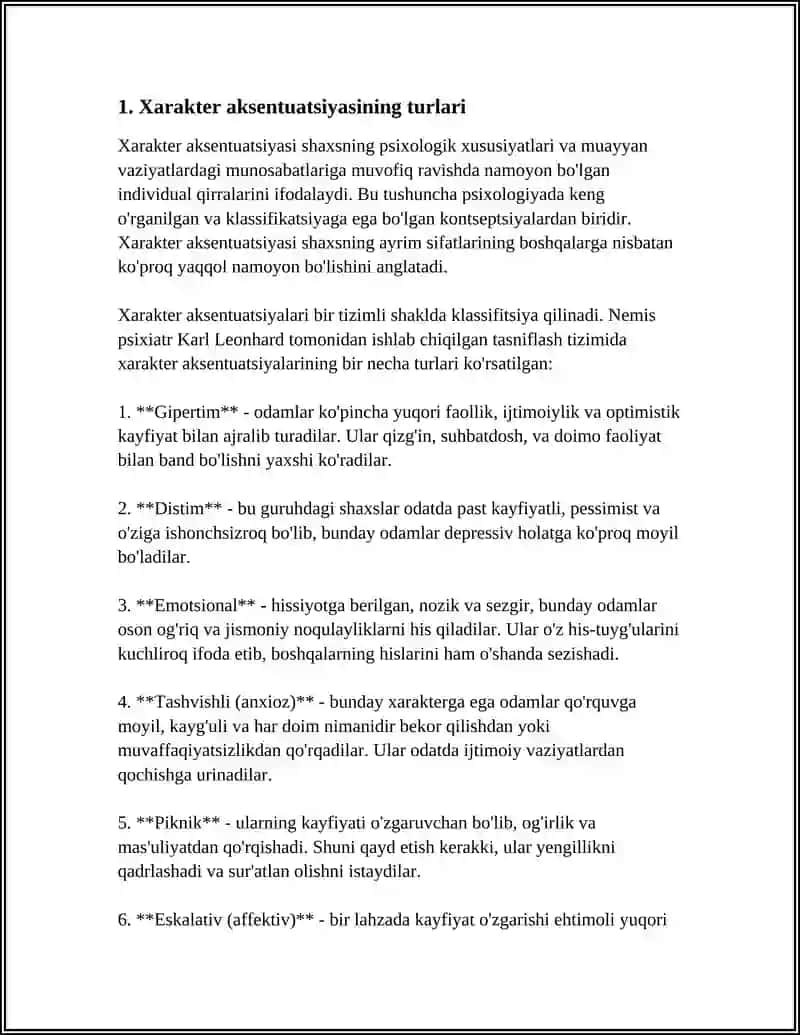 XARAKTER AKSENTUATSIYASI 3